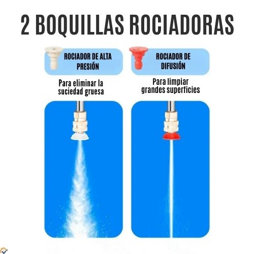 Hydrospray™ ¡Hidrolavadora portátil 2 en 1!