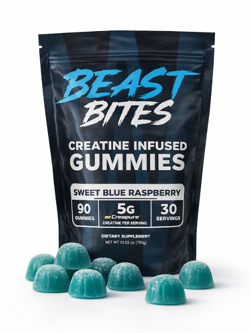 Beast-bites creatine infused gummies - Gomitas de Creatina