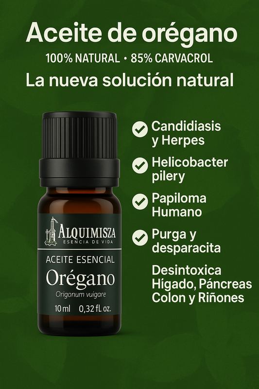 Aceite Esencial de Orégano 100% Puro – El Antifúngico Natural Más Potente