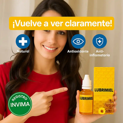 Lubrimiel® – Gotas Naturales para cataratas y carnosidad, con Miel Melipona