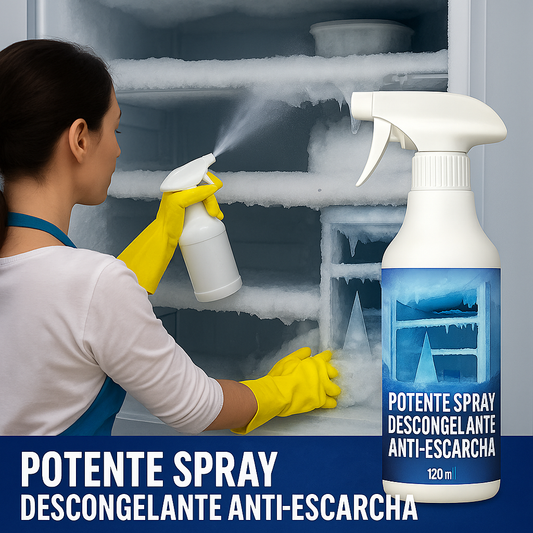 Spray descongelante Anti-escarcha – Elimina el hielo de tu nevera en segundos sin desconectarla