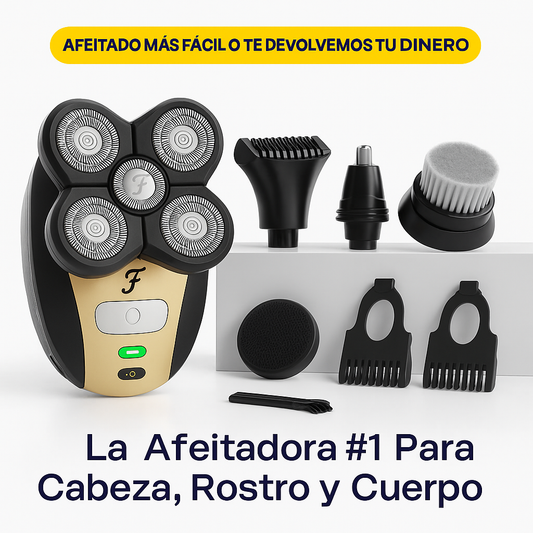 CeroCortes® | Afeitado de cuerpo completo simplificado: cabeza, rostro, cuerpo y cintura baja