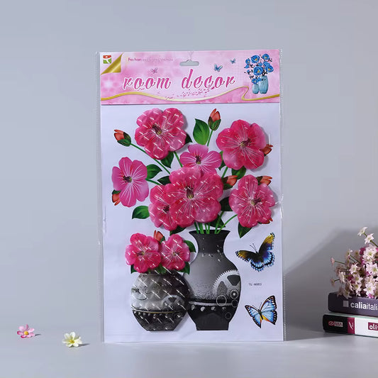 Sticker 3D de flores