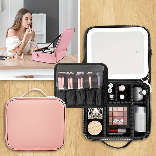 Cosmetiquera profesional Espejo + Luz led