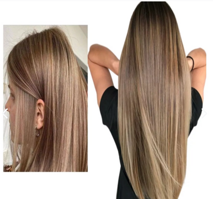 Extensiones  Premium Invisibles  – ¡Transforma tu cabello en minutos!